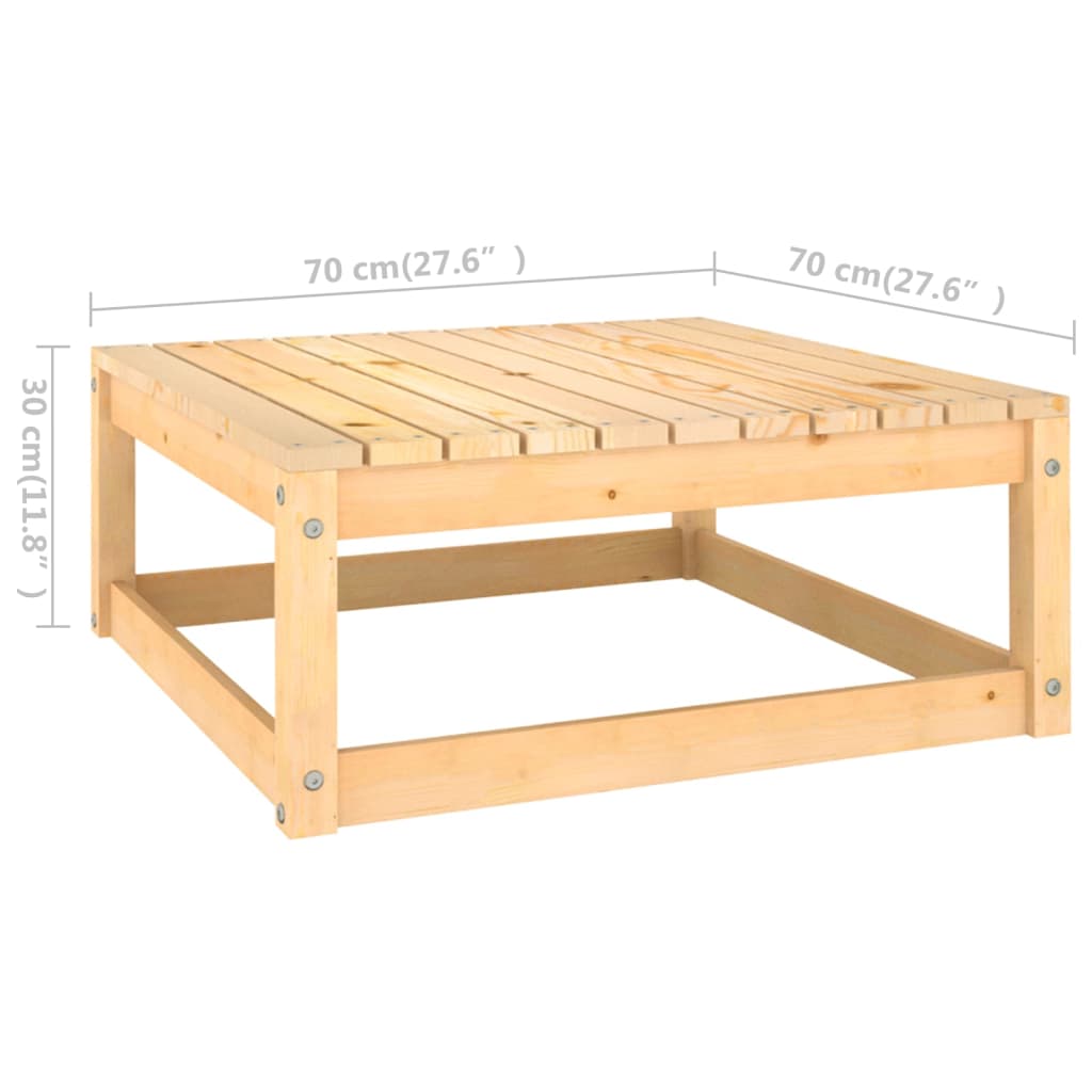 Set mobilier de grădină cu perne, 2 piese, lemn masiv de pin