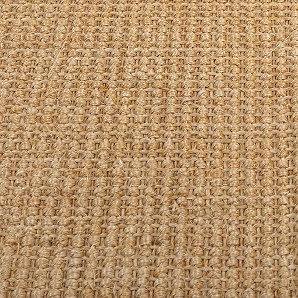 Covor din sisal, natural, 100x100 cm