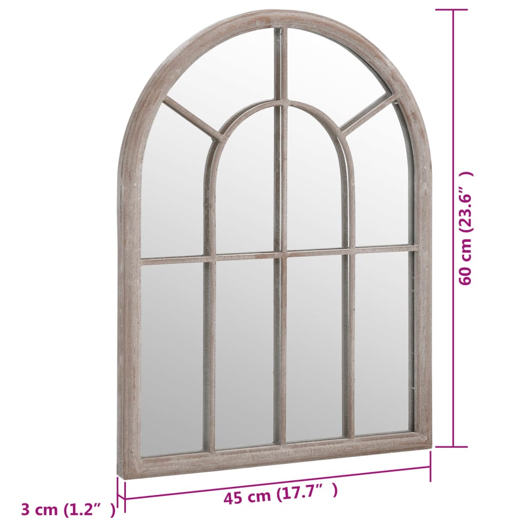 Oglindă,nisip, 60x45 cm,fier, pentru utilizare în interior