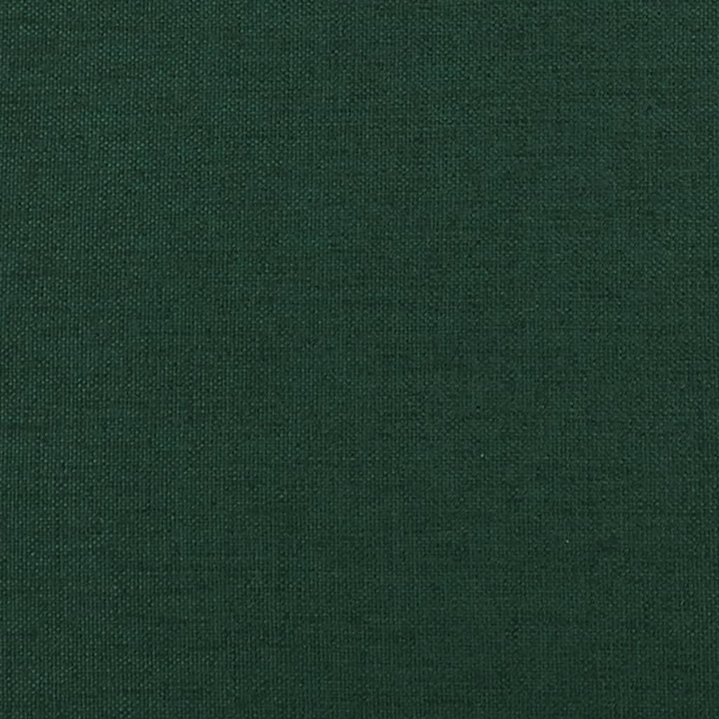 Taburet, verde închis, 45x29,5x35 cm, material textil