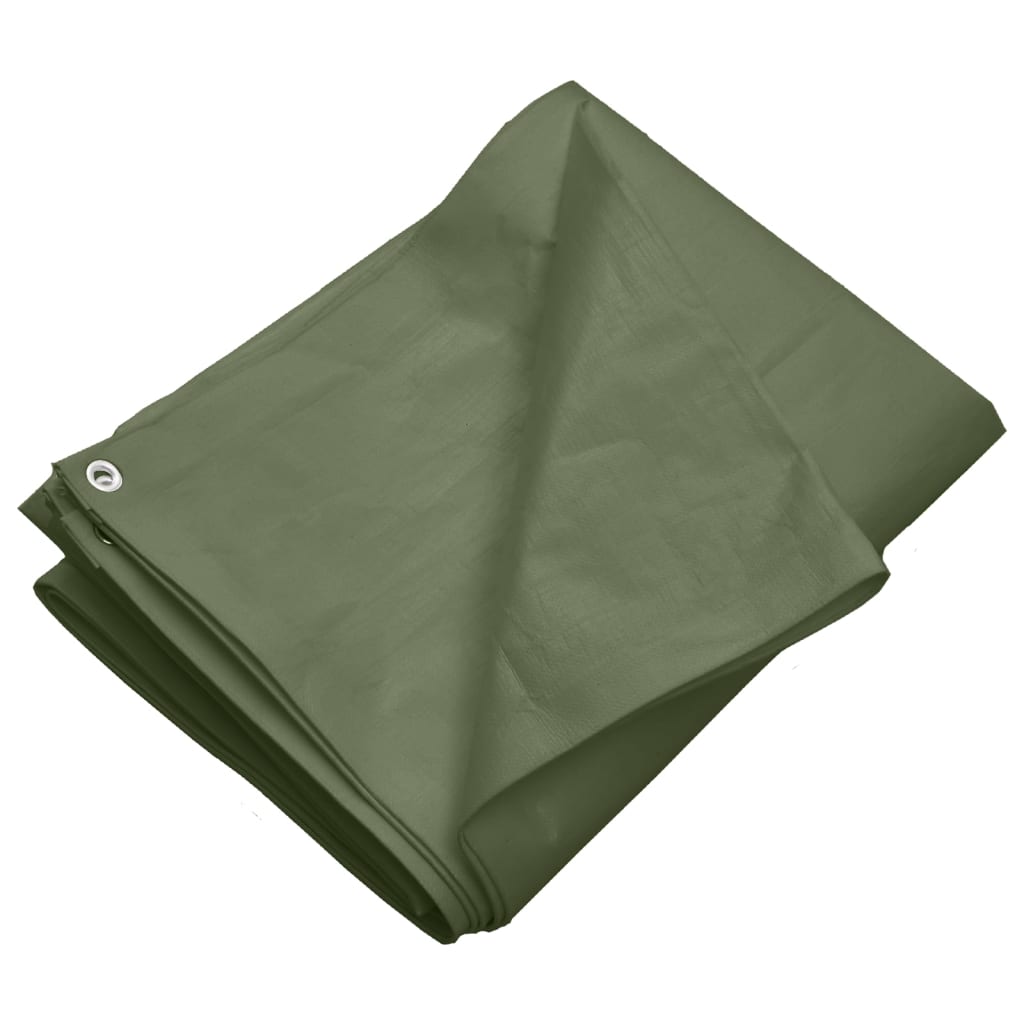 Prelată 260 g/m², verde, 3x6 m, HDPE