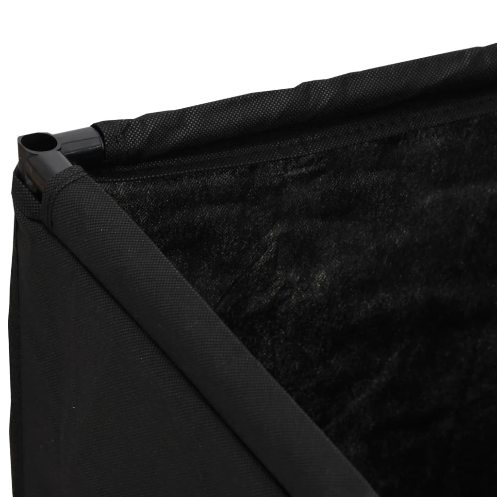 Cutie de depozitare, negru, 105x34,5x45 cm, material textil