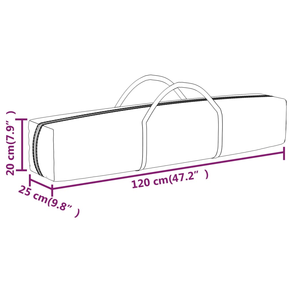 Cort pliabil pentru petrecere, crem, 3x3 m