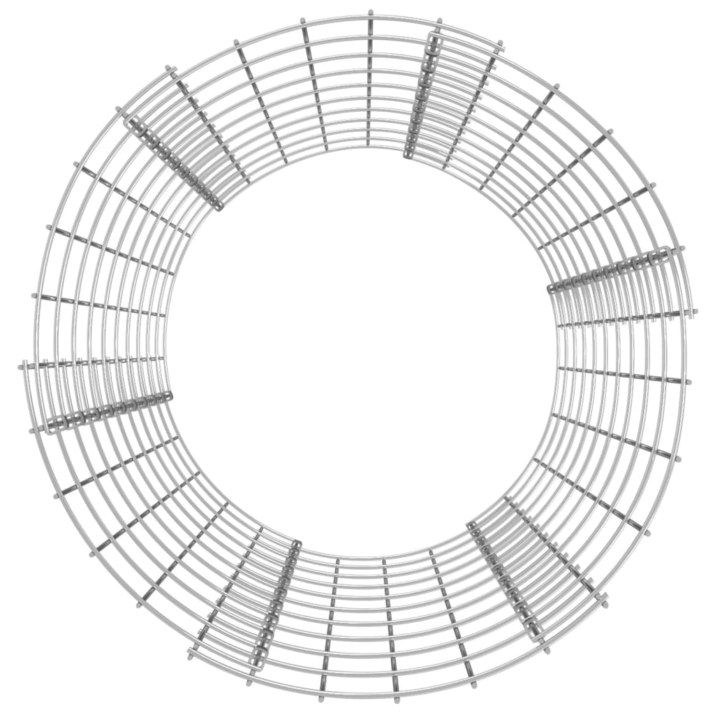 Stâlp de gabion, Ø50x100 cm, oțel galvanizat, circular