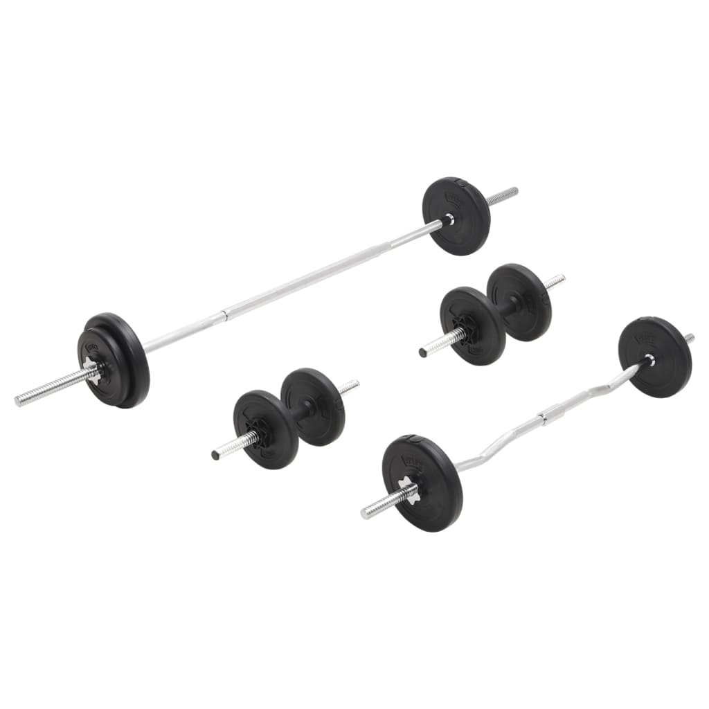 Set de haltere și gantere, 30 kg