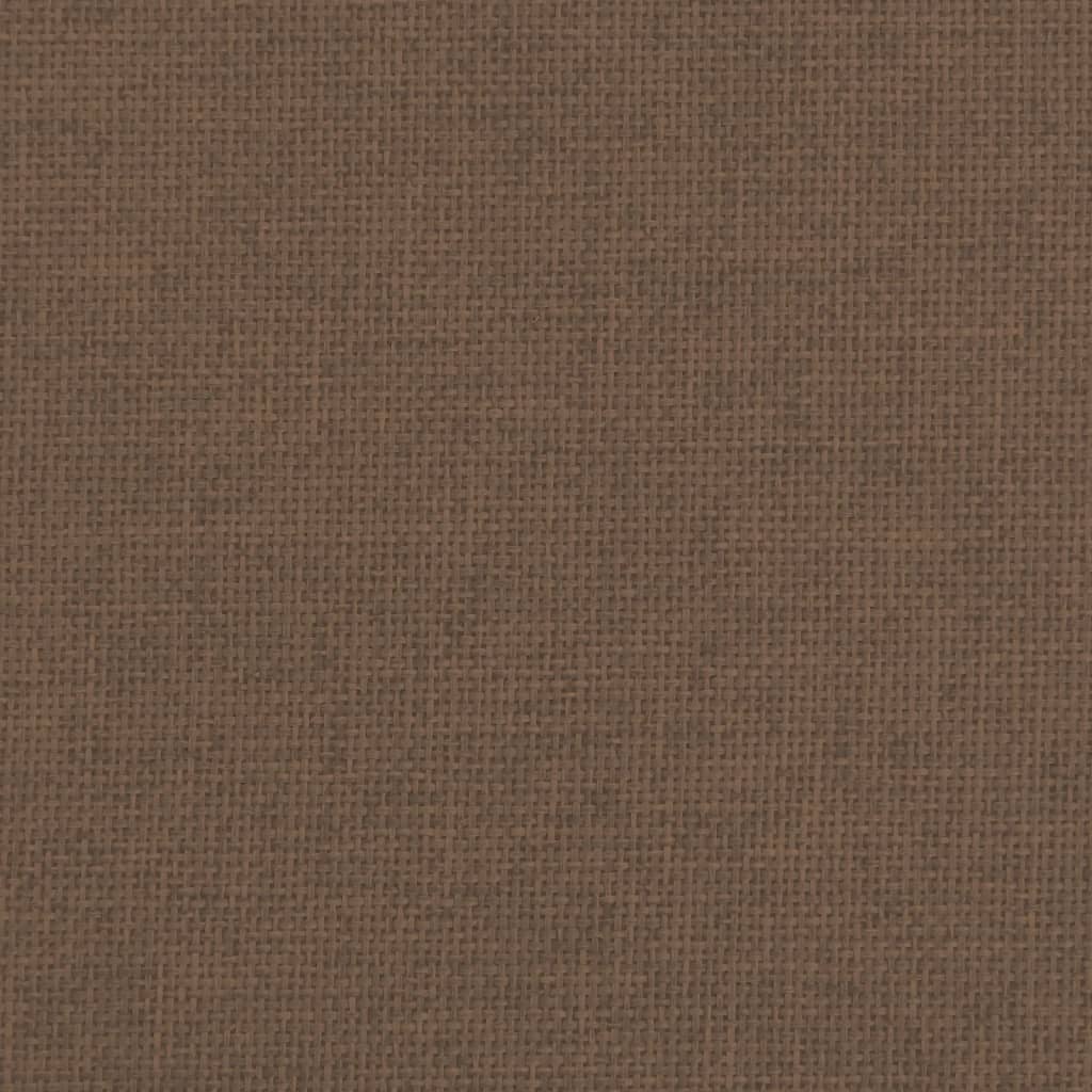 Canapea pentru copii, maro, 90x53x30 cm, material textil