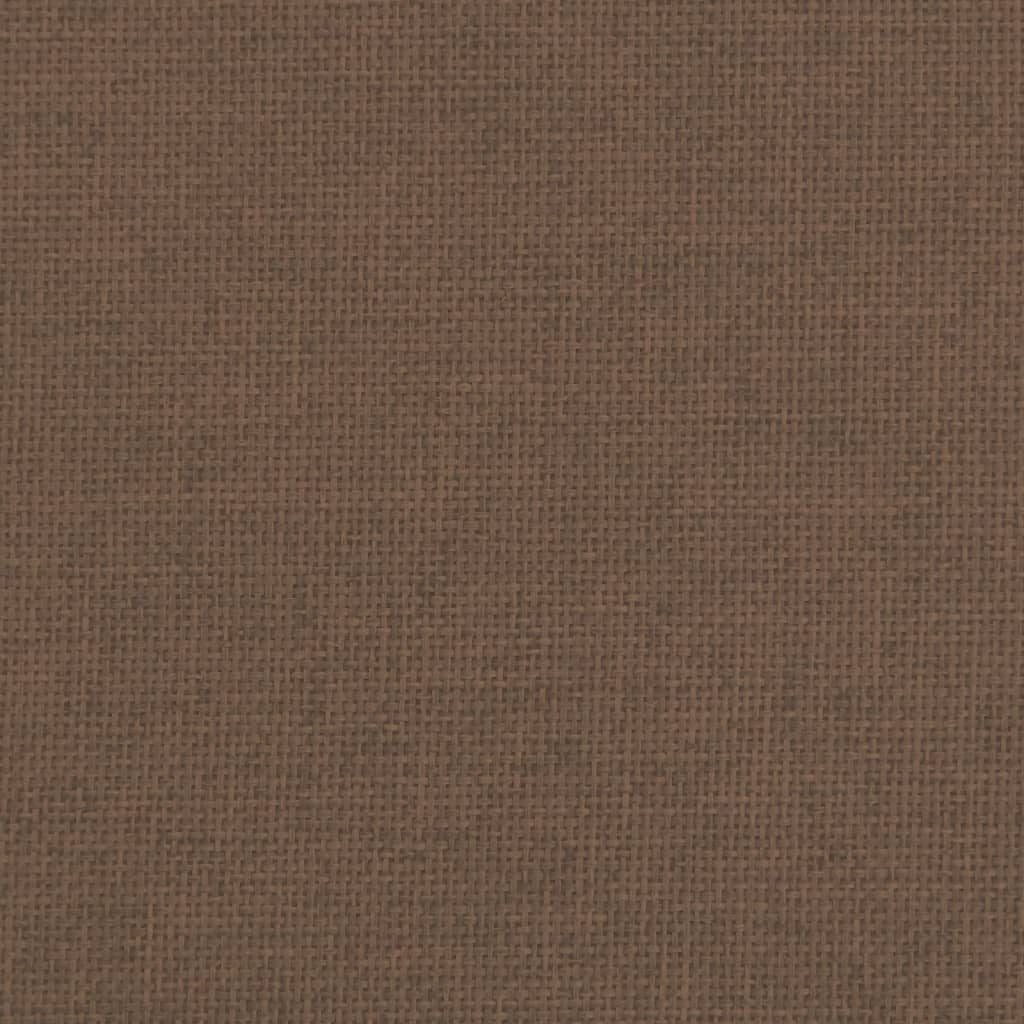 Canapea pentru copii, maro, 70x45x30 cm, material textil