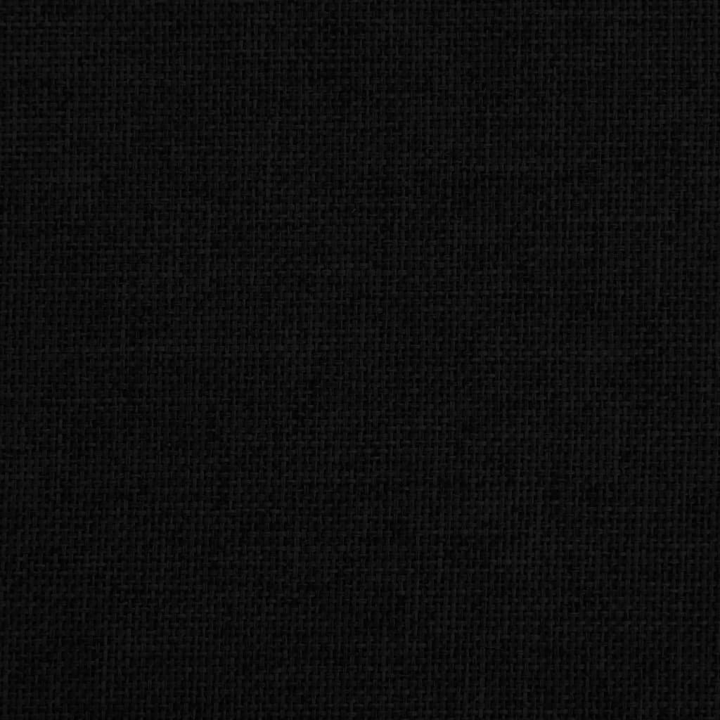 Canapea pentru copii, negru, 70x45x30 cm, material textil