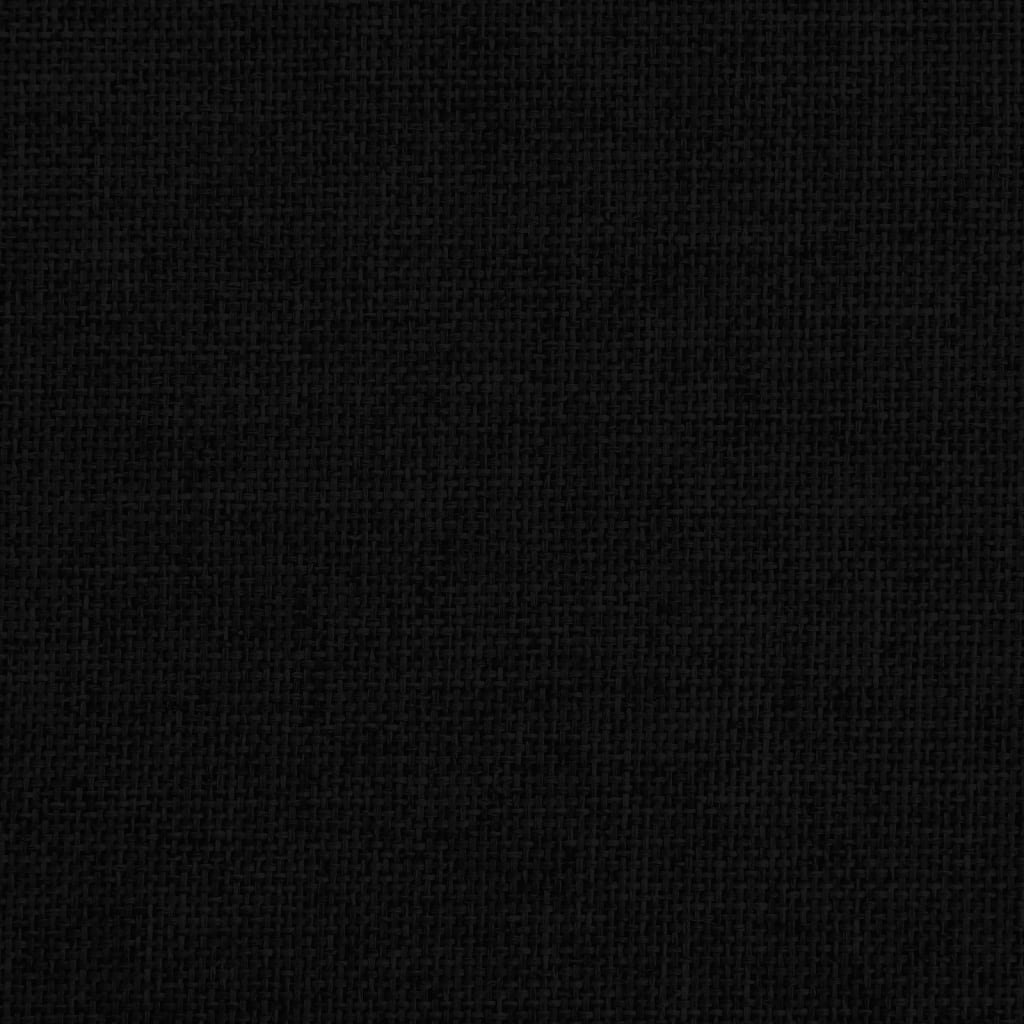 Canapea pentru copii, negru, 70x45x30 cm, material textil