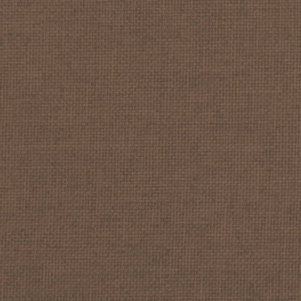 Canapea pentru copii, maro, 50x40x30 cm, material textil