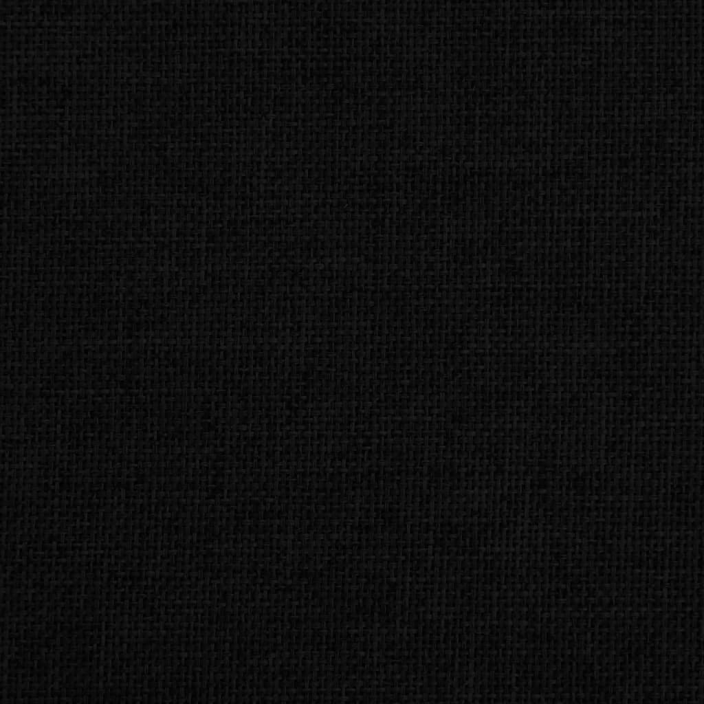 Canapea pentru copii, negru, 50x40x30 cm, material textil