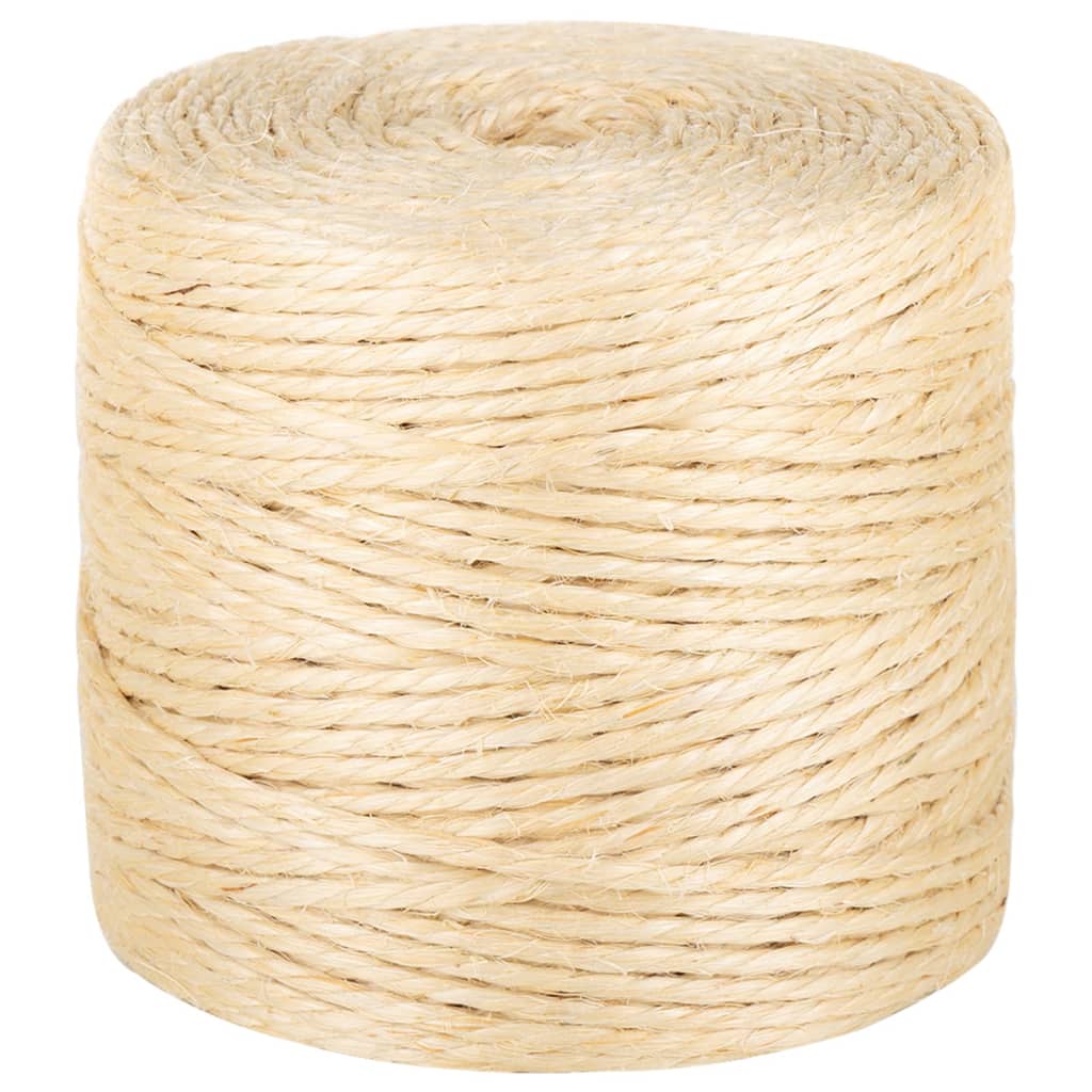 Frânghie, 100 m, sisal 100%, 4 mm