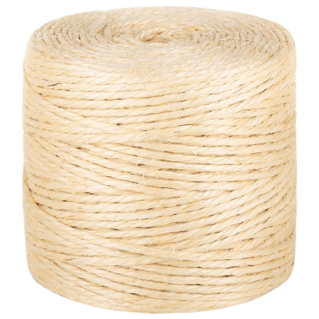 Frânghie, 250 m, sisal 100%, 4 mm