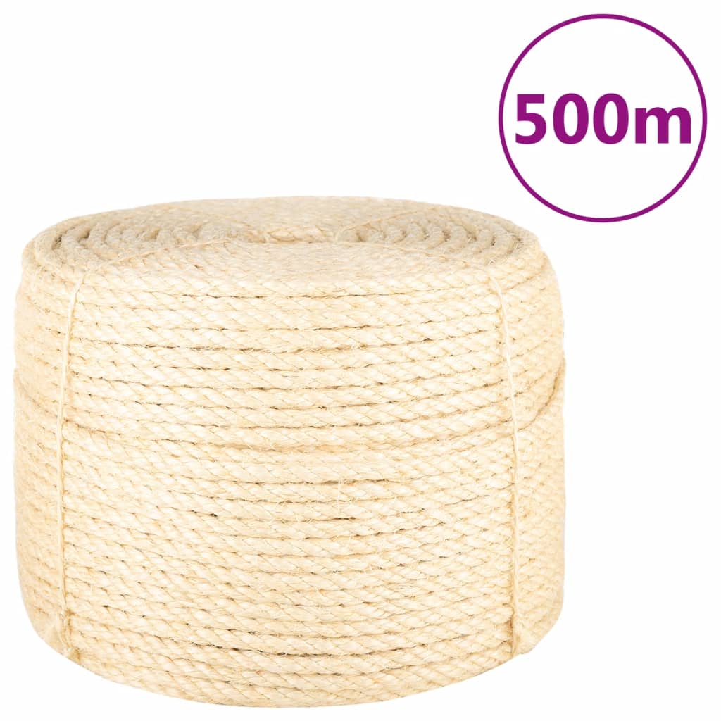 Frânghie, 500 m, sisal 100%, 10 mm