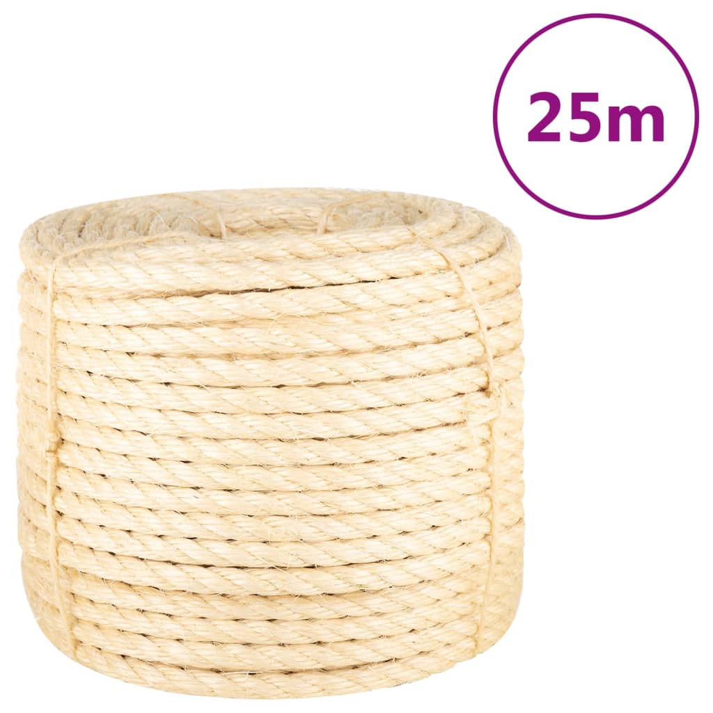 Frânghie, 25 m, sisal 100%, 14 mm