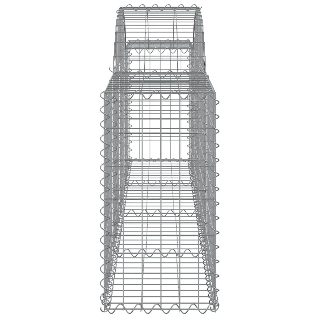 Coșuri gabion arcuite 20 buc, 200x30x60/80 cm, fier galvanizat