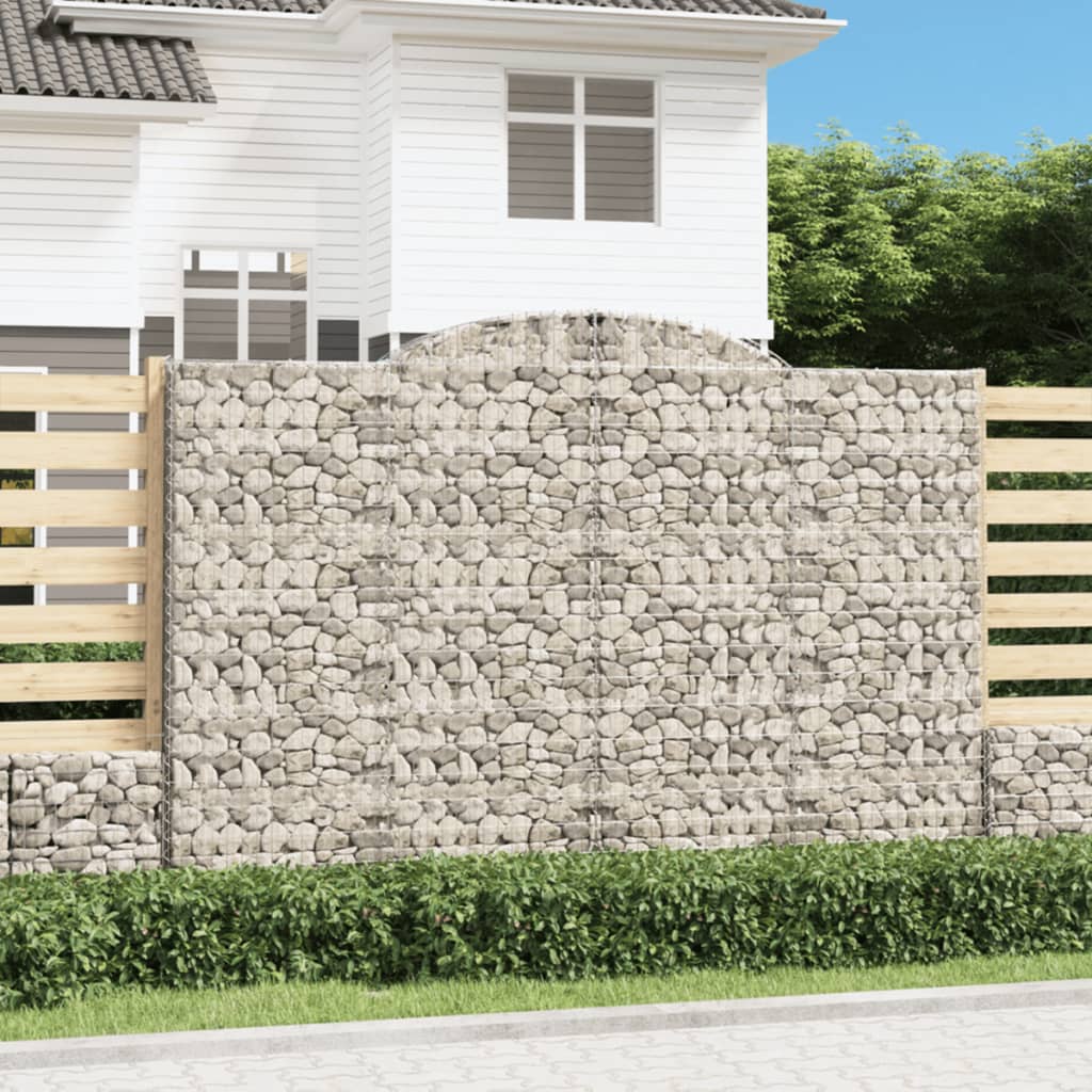 Coșuri gabion arcuite 5 buc. 300x50x200/220 cm, fier galvanizat