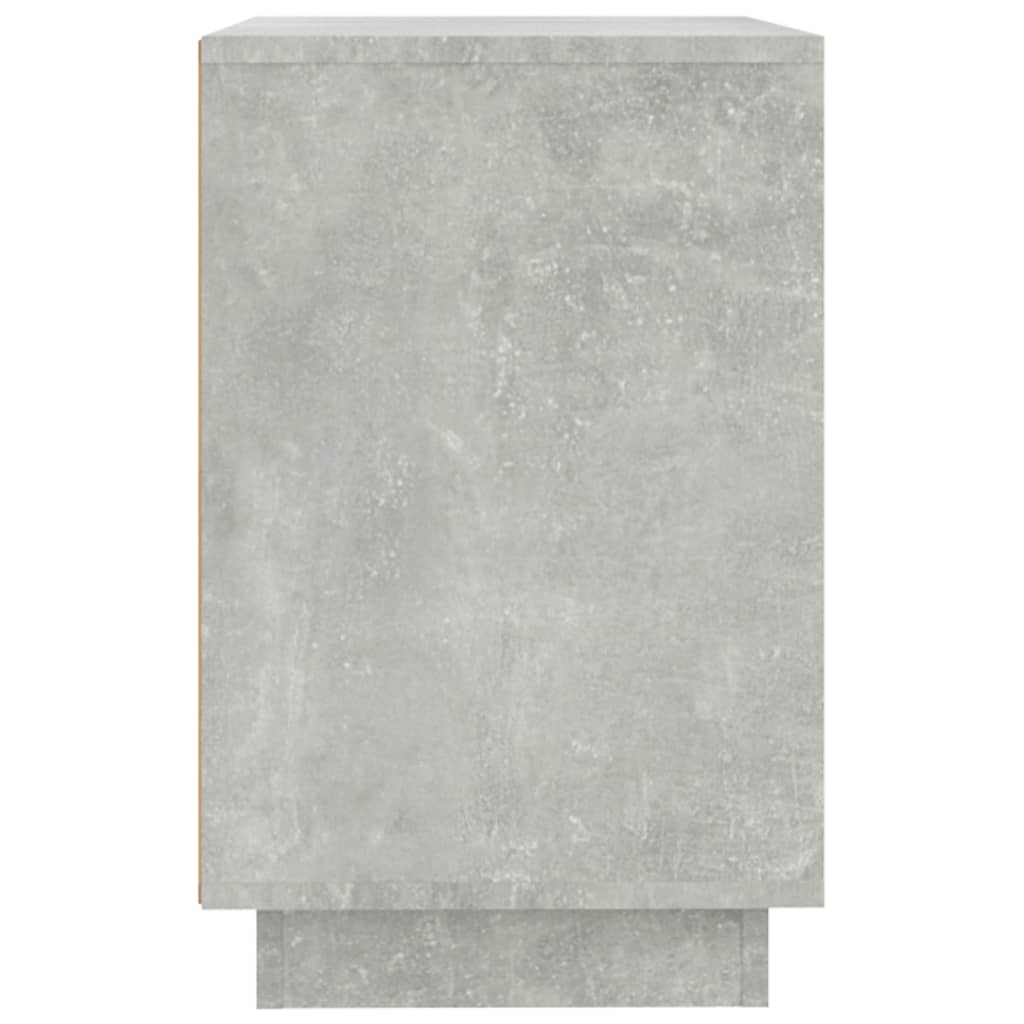 Dulap, gri beton, 102x35x55 cm, lemn prelucrat