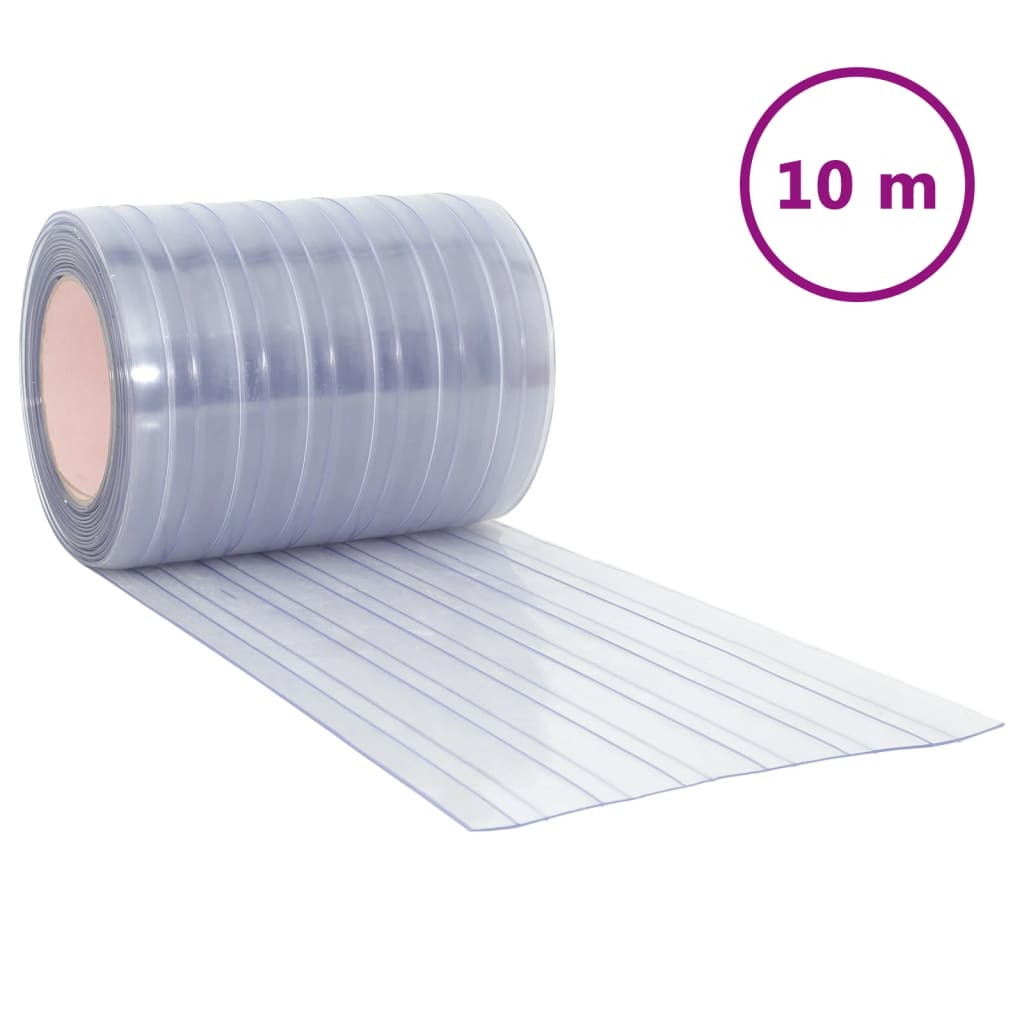 Perdea pentru ușă, transparent, 300 mmx2,6 mm 10 m, PVC