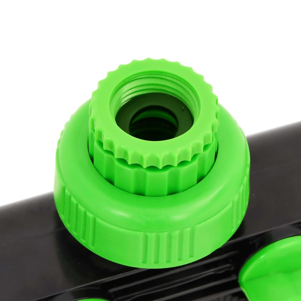 Adaptor pentru robinet 4 căi verde/negru 19,5x6x11 cm ABS și PP