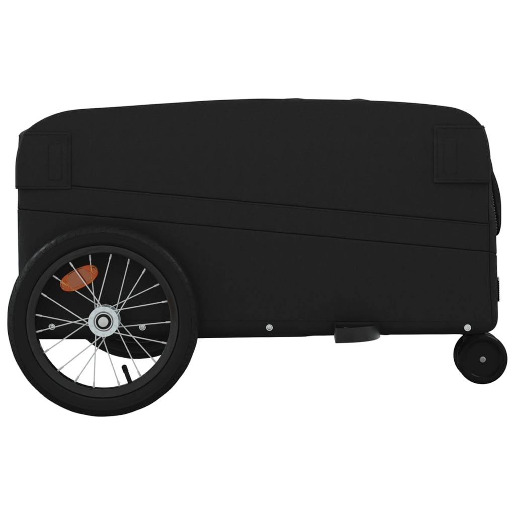 Remorcă pentru biciclete, negru, 45 kg, fier