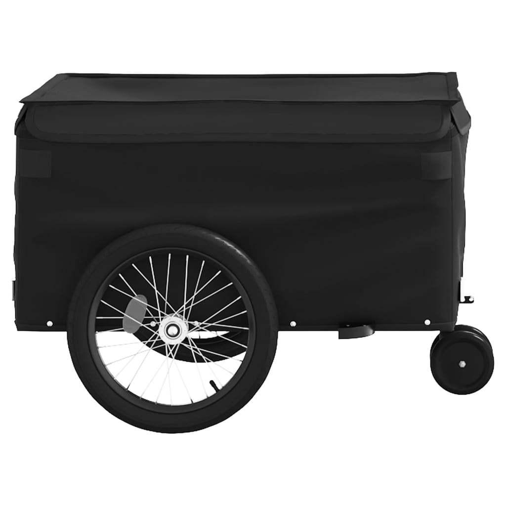 Remorcă pentru biciclete, negru, 30 kg, fier