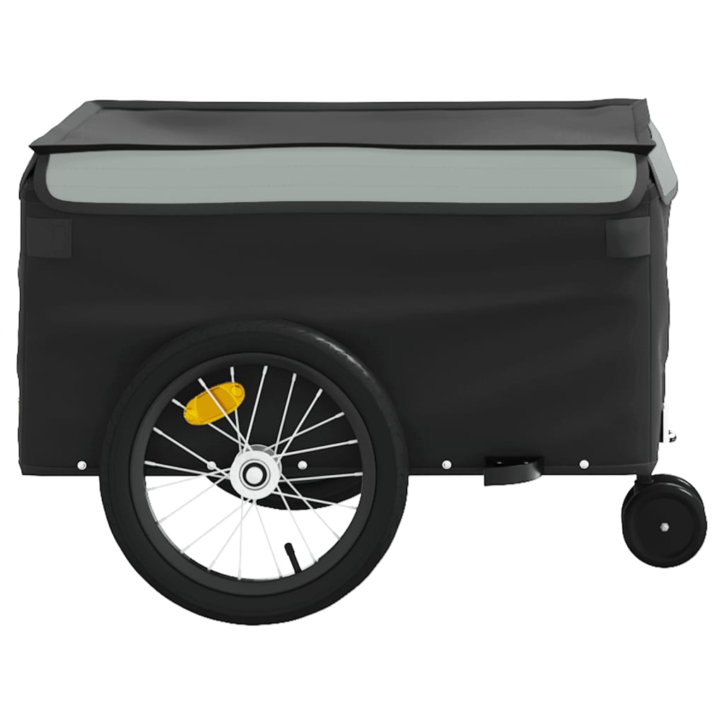 Remorcă pentru biciclete, negru și gri, 45 kg, fier