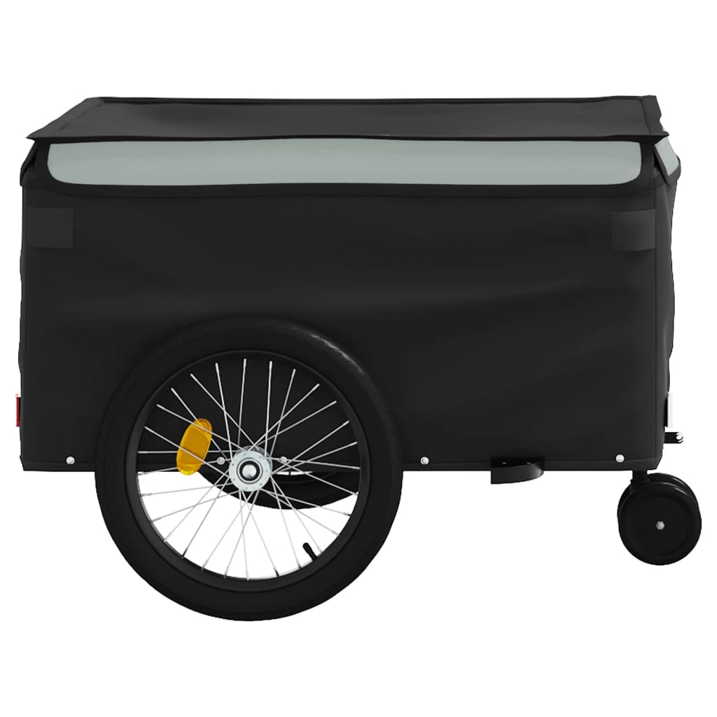 Remorcă pentru biciclete, negru și gri, 45 kg, fier