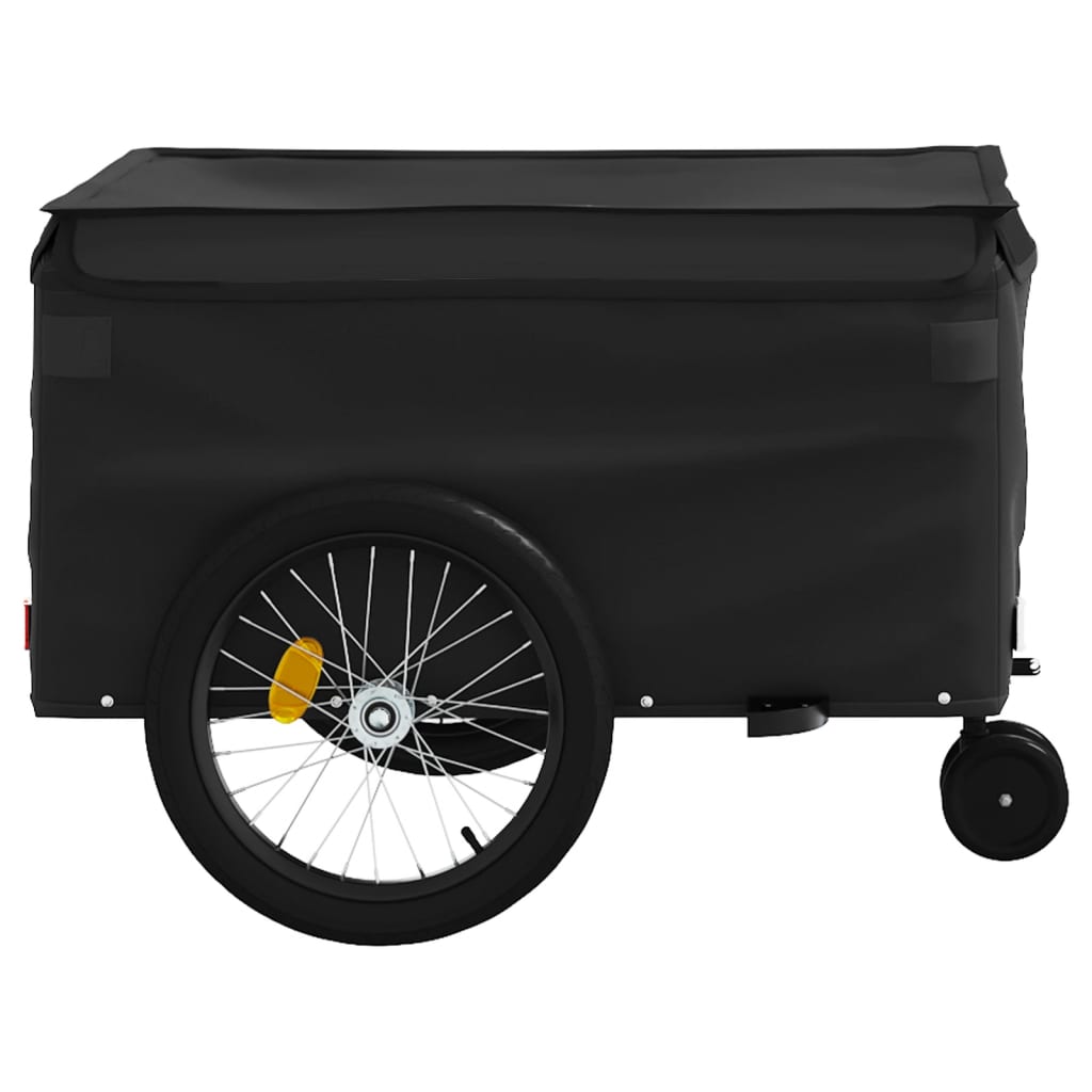 Remorcă pentru biciclete, negru, 45 kg, fier