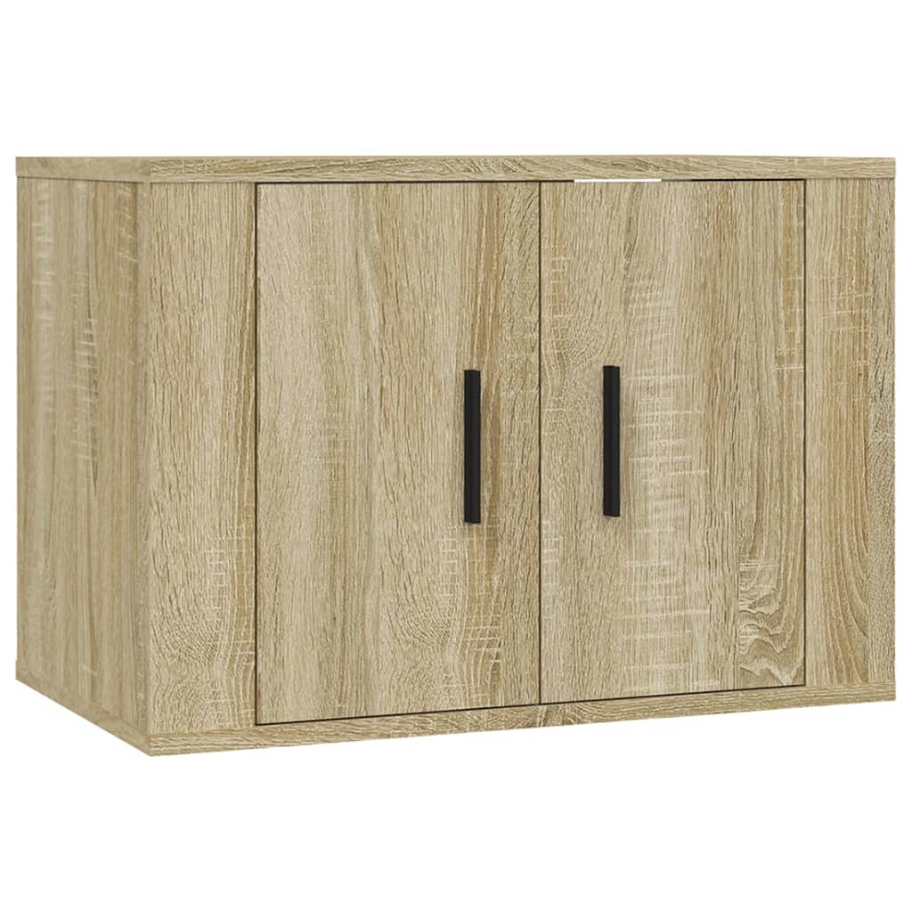 Dulapuri TV montate pe perete 2 buc stejar sonoma 57x34,5x40 cm