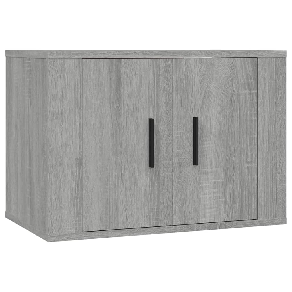 Dulapuri TV montate pe perete, 2 buc., gri sonoma 57x34,5x40 cm