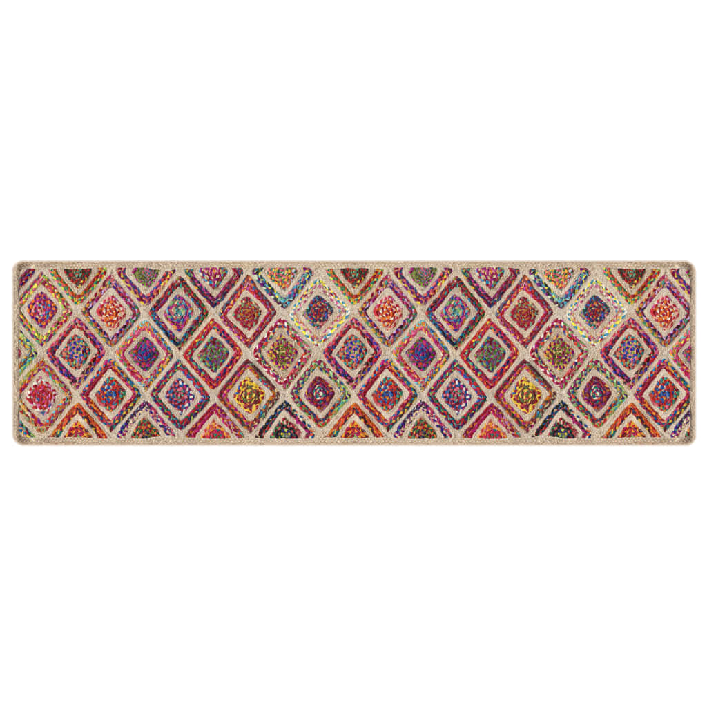 Covor lavabil, multicolor, 80x300 cm, anti-alunecare