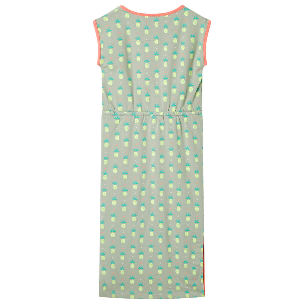 Rochie pentru copii, verde mentă antichizat, 104