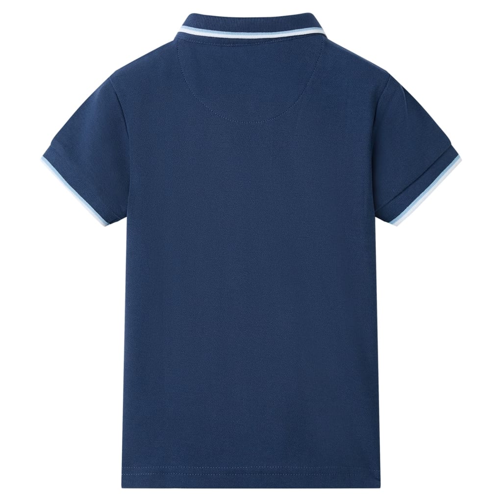 Tricou polo pentru copii, albastru închis, 116