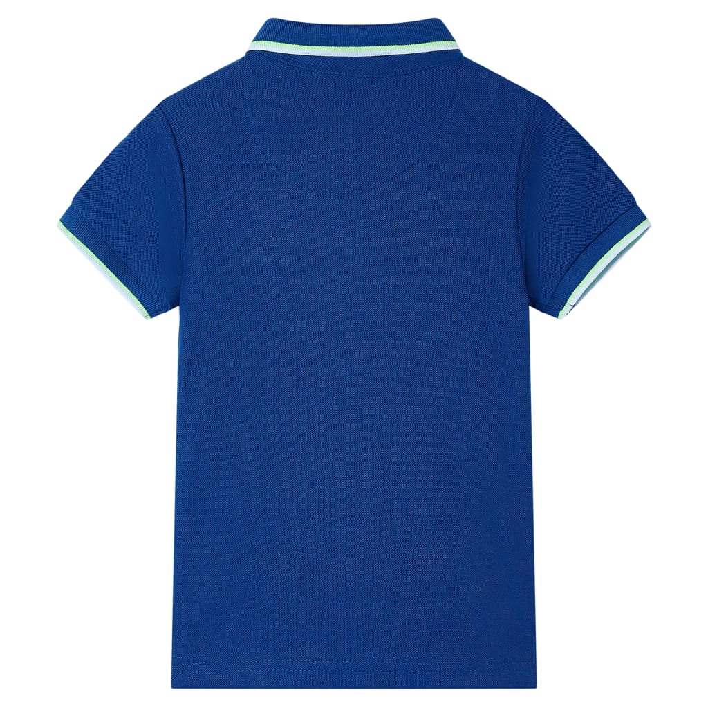 Tricou polo pentru copii, albastru închis, 104