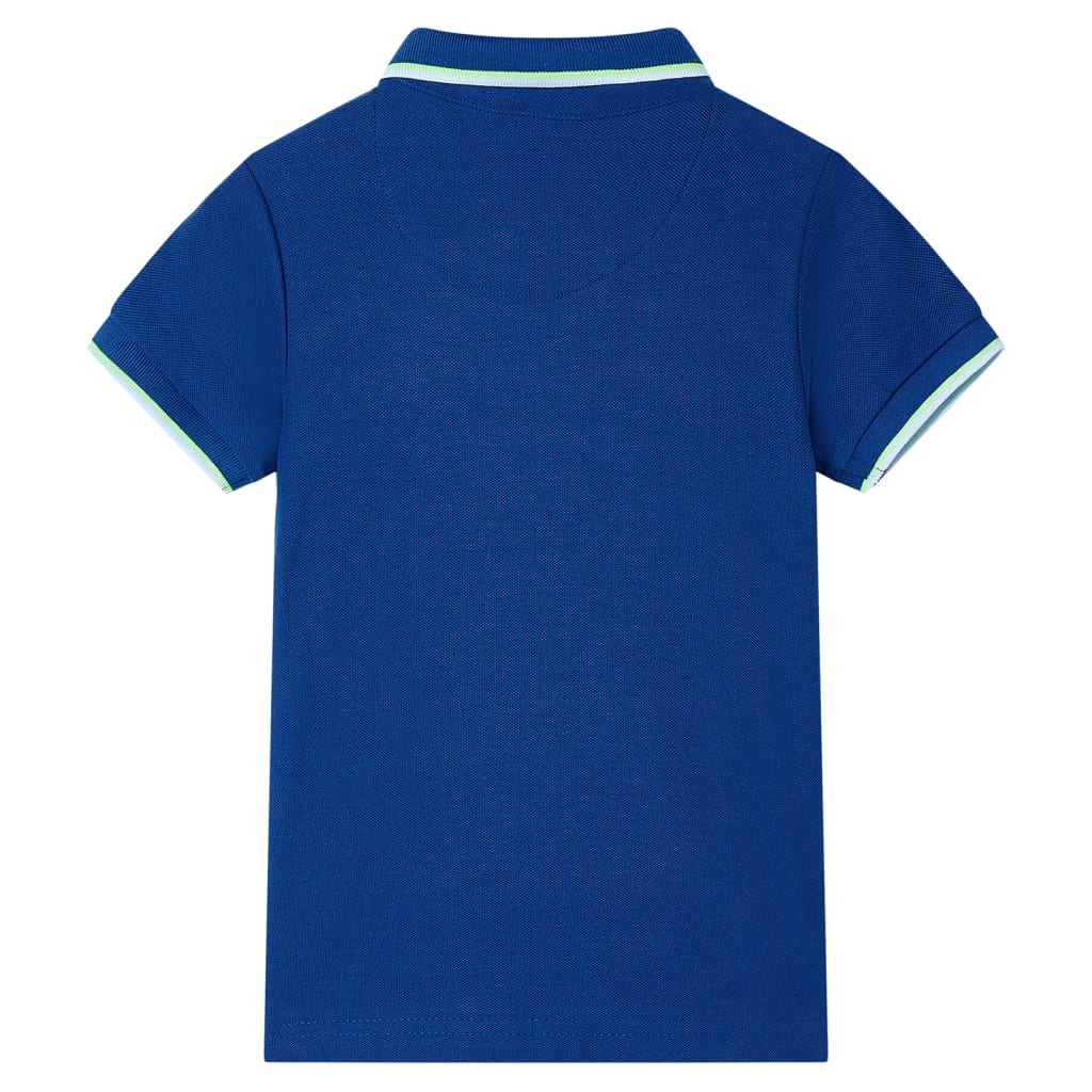 Tricou polo pentru copii, albastru închis, 128