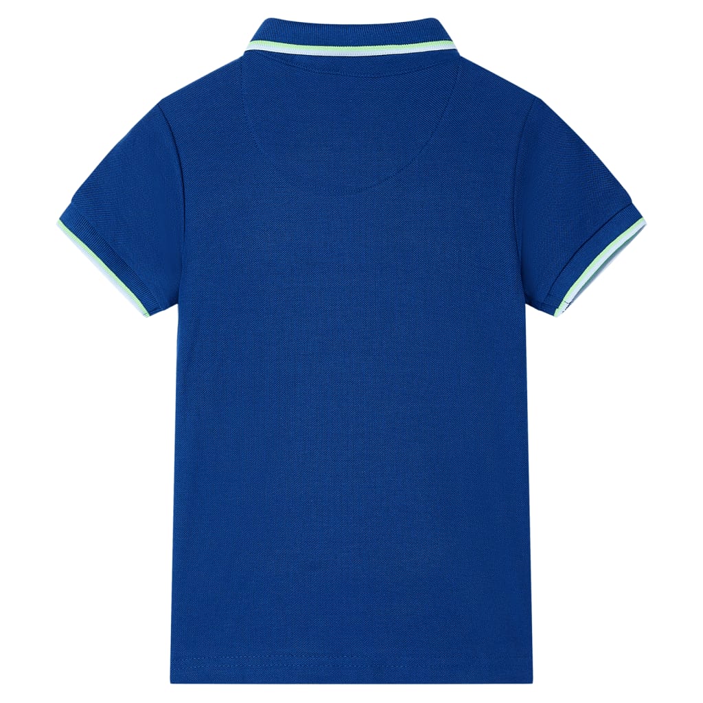 Tricou polo pentru copii, albastru închis, 140