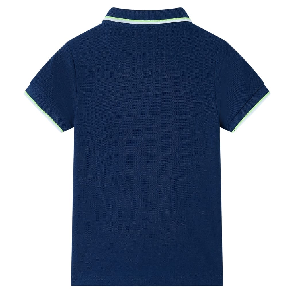 Tricou polo pentru copii, bleumarin, 92