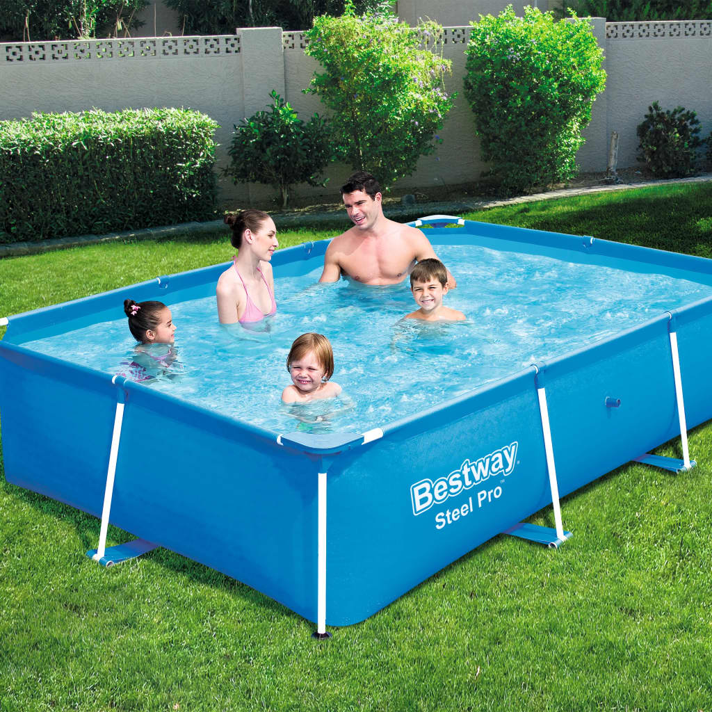 Bestway Piscină Steel Pro, 259 x 170 x 61 cm, cadru din oțel, 56403