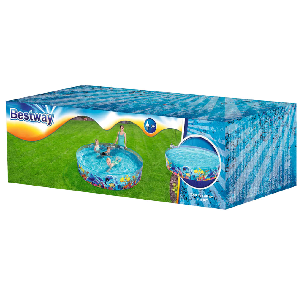 Bestway Piscină Fill 'N Fun Odyssey, 244x46 cm