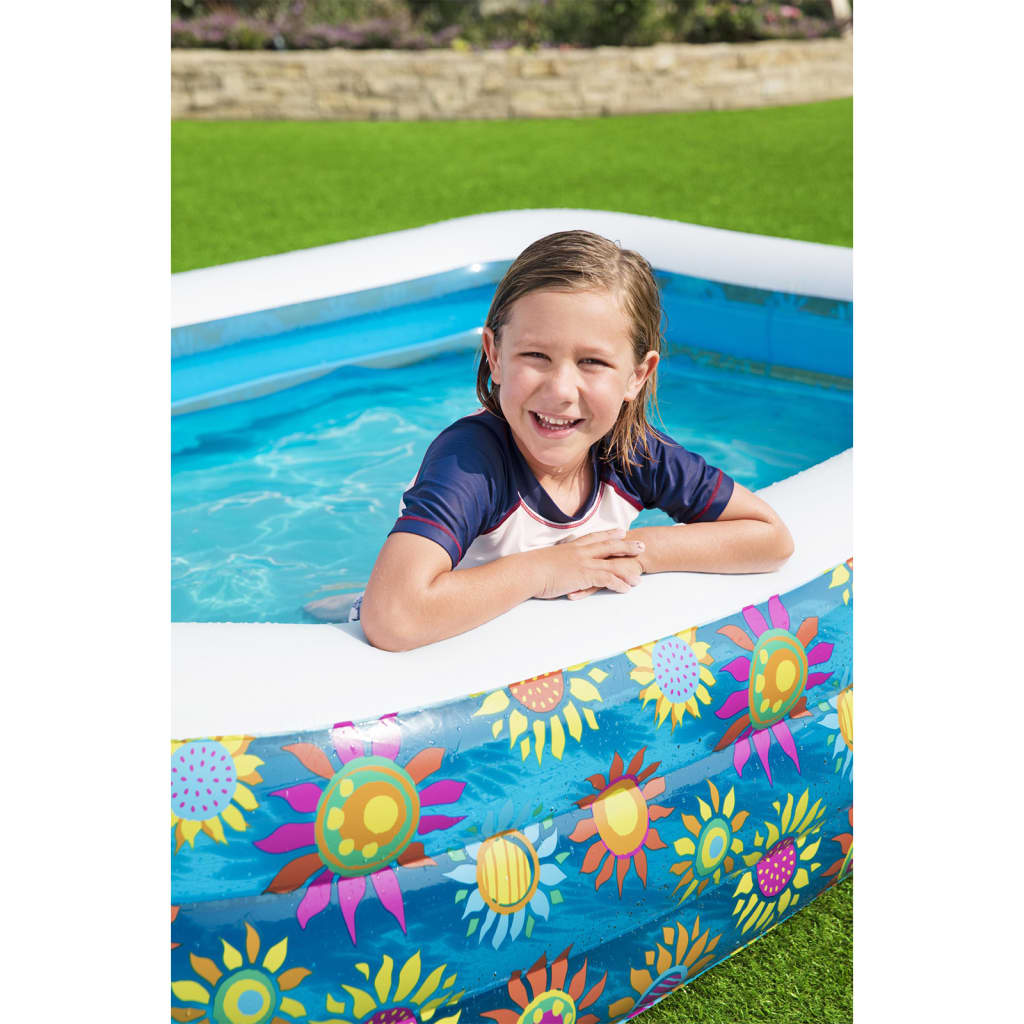 Bestway Piscină gonflabilă pentru copii, albastru, 229x152x56 cm