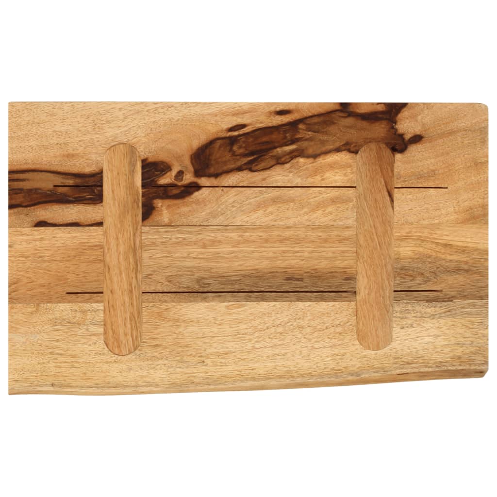 Blat de masă margine naturală, 50x20x2,5 cm, lemn masiv mango