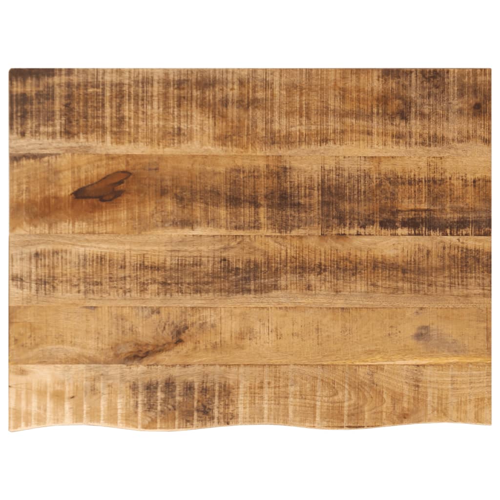 Blat de masă margine naturală, 80x60x2,5 cm, lemn masiv mango