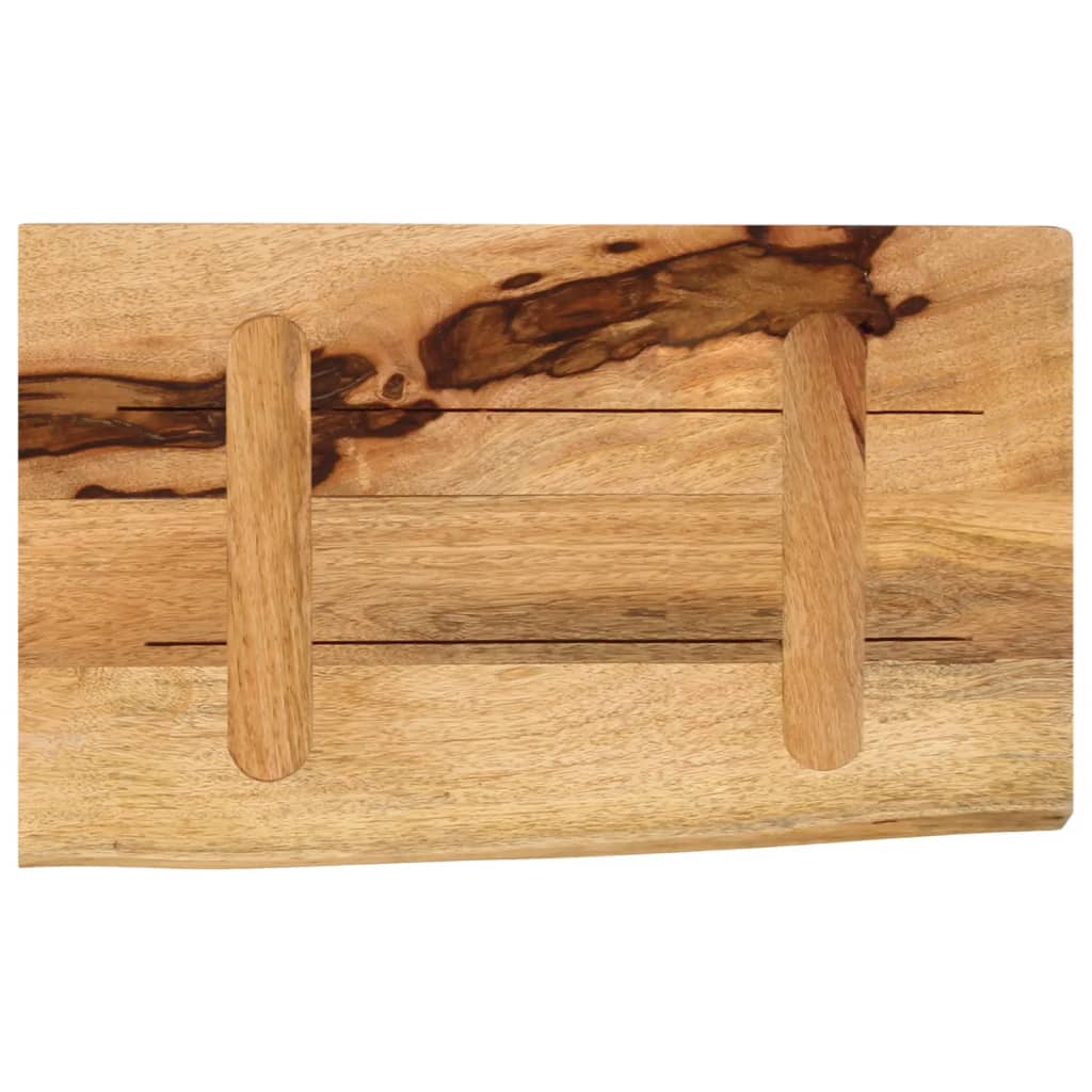 Blat de masă margine naturală, 50x20x3,8 cm, lemn masiv mango