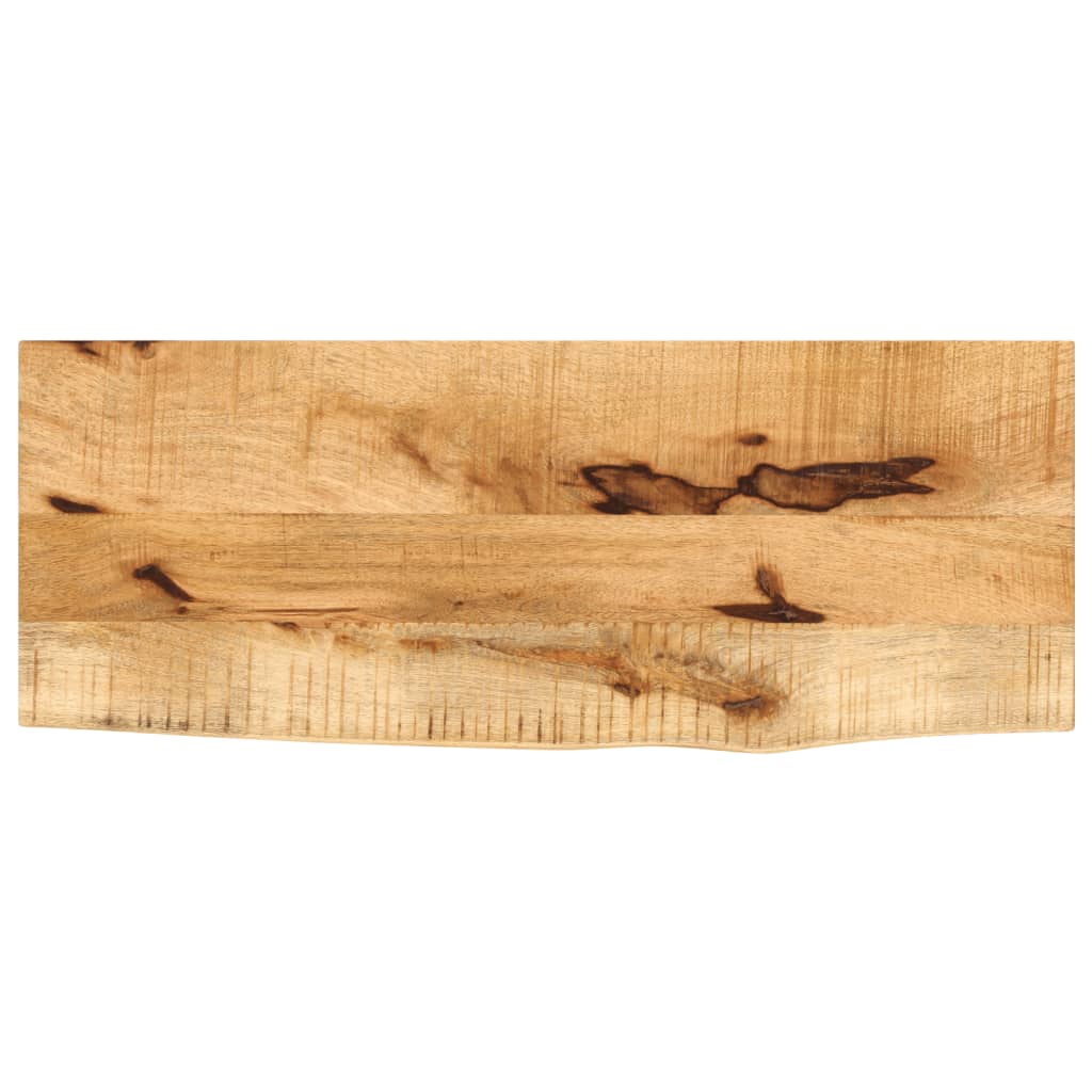 Blat de masă margine naturală, 90x20x3,8 cm, lemn masiv mango