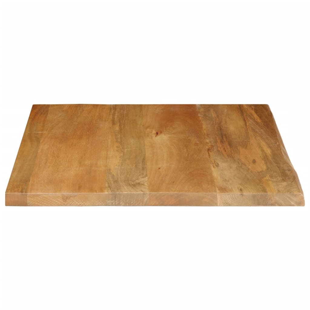 Blat de masă contur organic 80x80x3,8 cm lemn masiv de mango