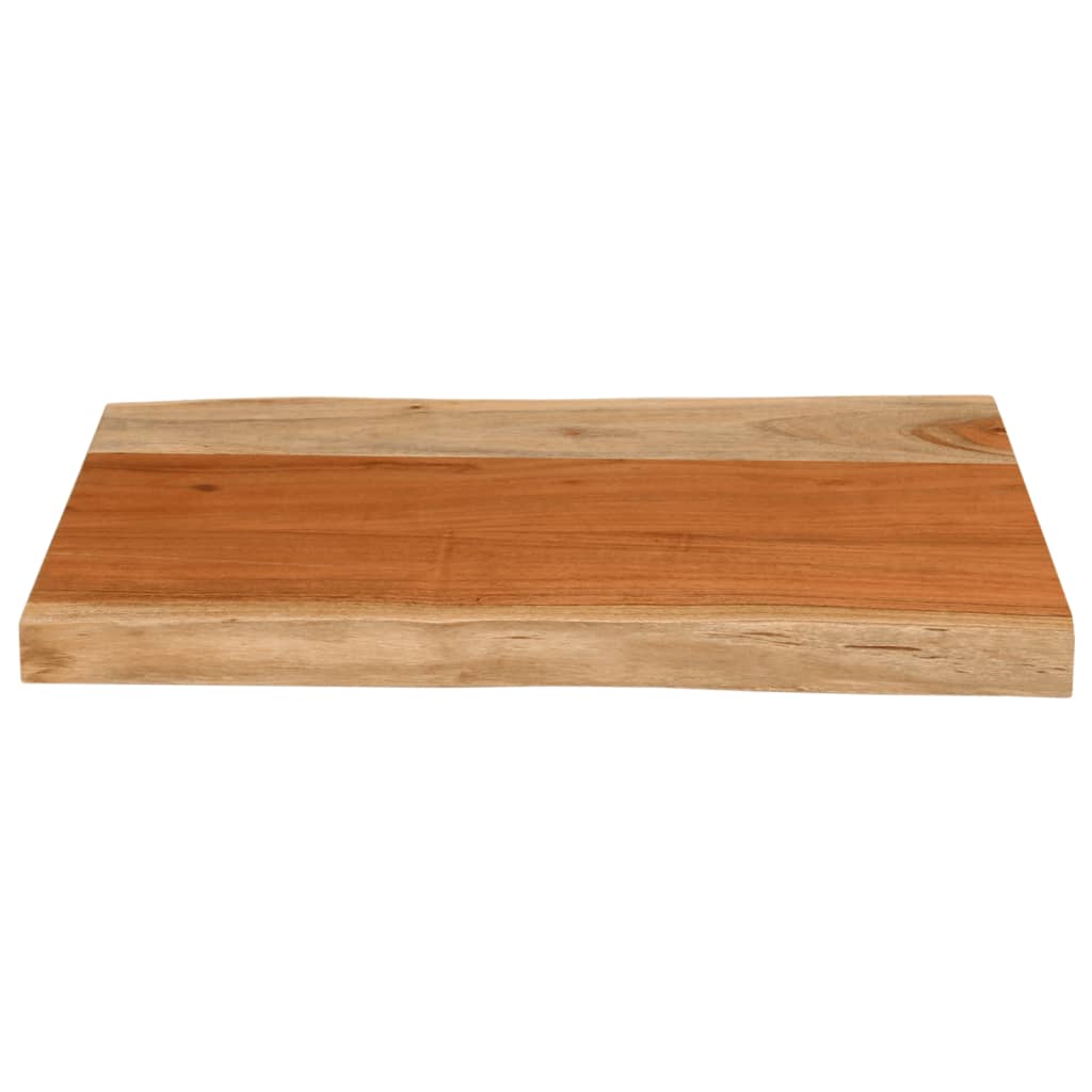 Blat masă 70x40x3,8 cm dreptunghiular lemn acacia margine vie