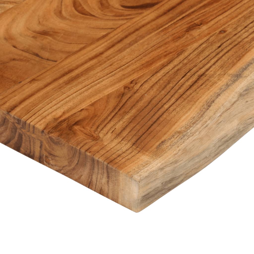 Blat masă 110x40x3,8 cm dreptunghiular lemn acacia margine vie