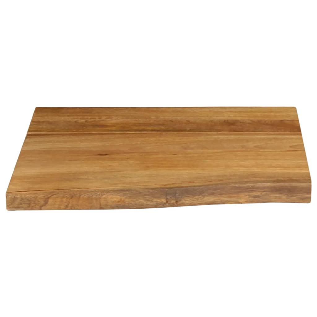 Blat Masa 80x80x2,5 cm Live Edge Lemn Masiv Mango