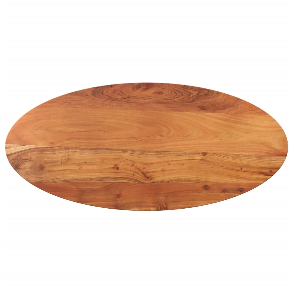 Blat de masă oval, 90x40x2,5 cm, lemn masiv de acacia